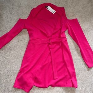 Boohoo Plus Size Cold Shoulder Dres